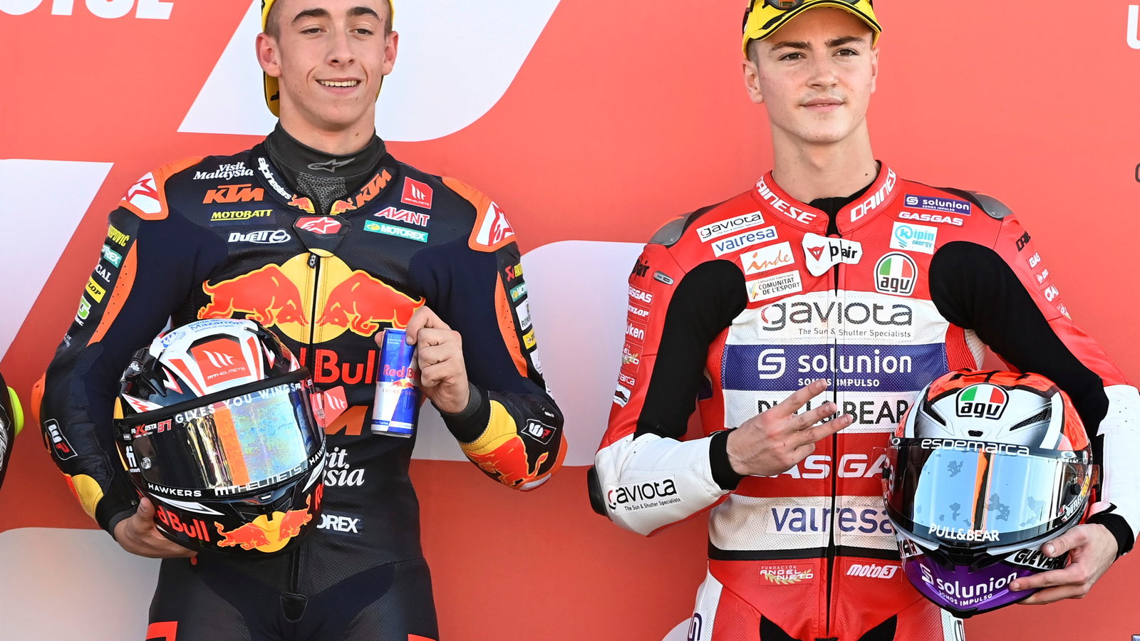 Pedro Acosta and Izan Guevara